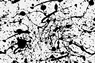 Abstract pattern with ink brush background