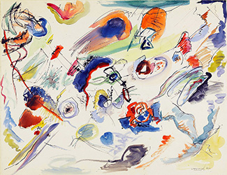 Wassily Kandinsky, First Abstract Watercolor, 1913