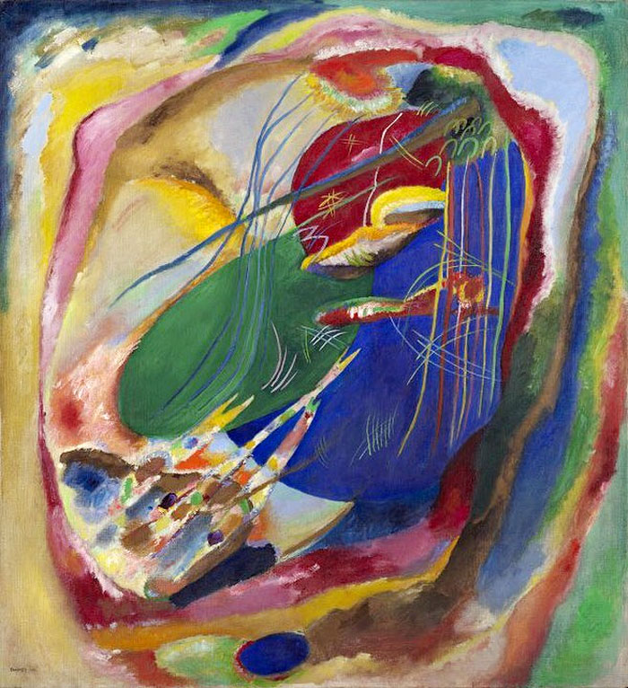 Wassily Kandinsky — Painting with Three Spots, 1914