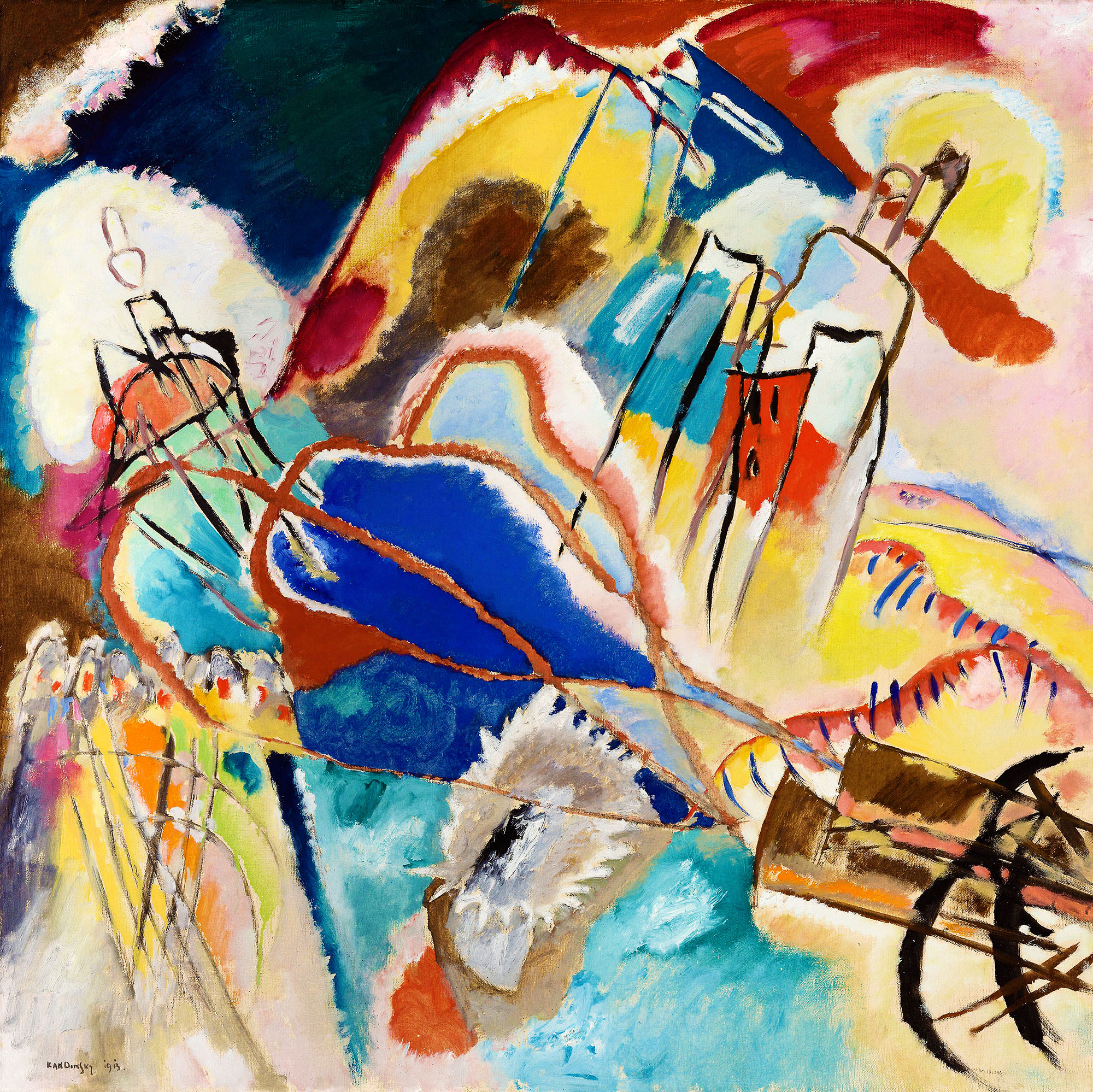 Wassily Kandinsky — Improvisation 30 (Cannons), 1913