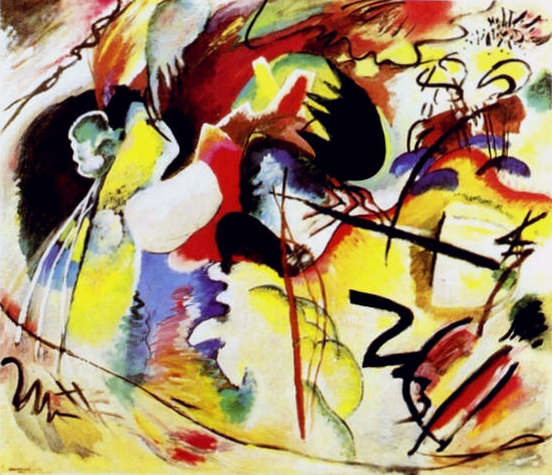 Wassily Kandinsky — Picture with White Form, 1913