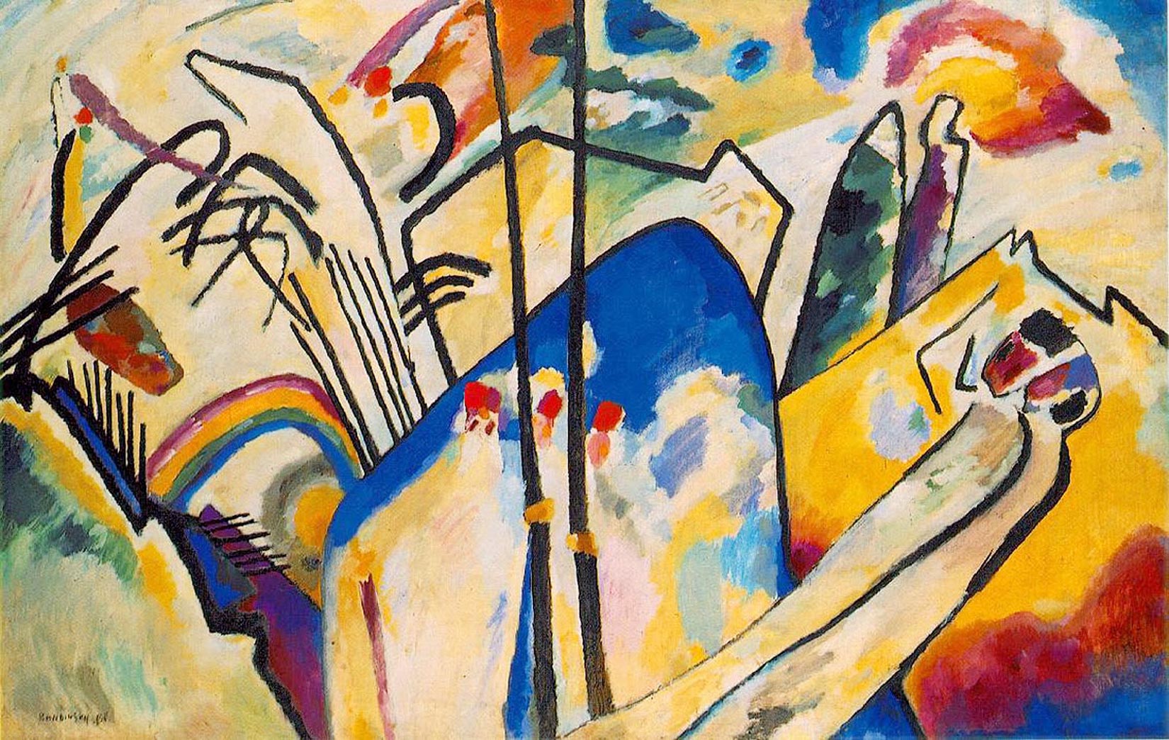 Wassily Kandinsky — Composition IV, 1911