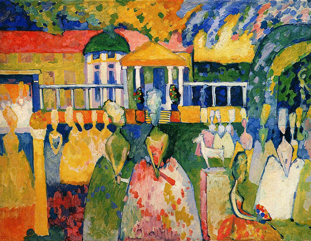 Wassily Kandinsky — Crinoline Lady, 1909