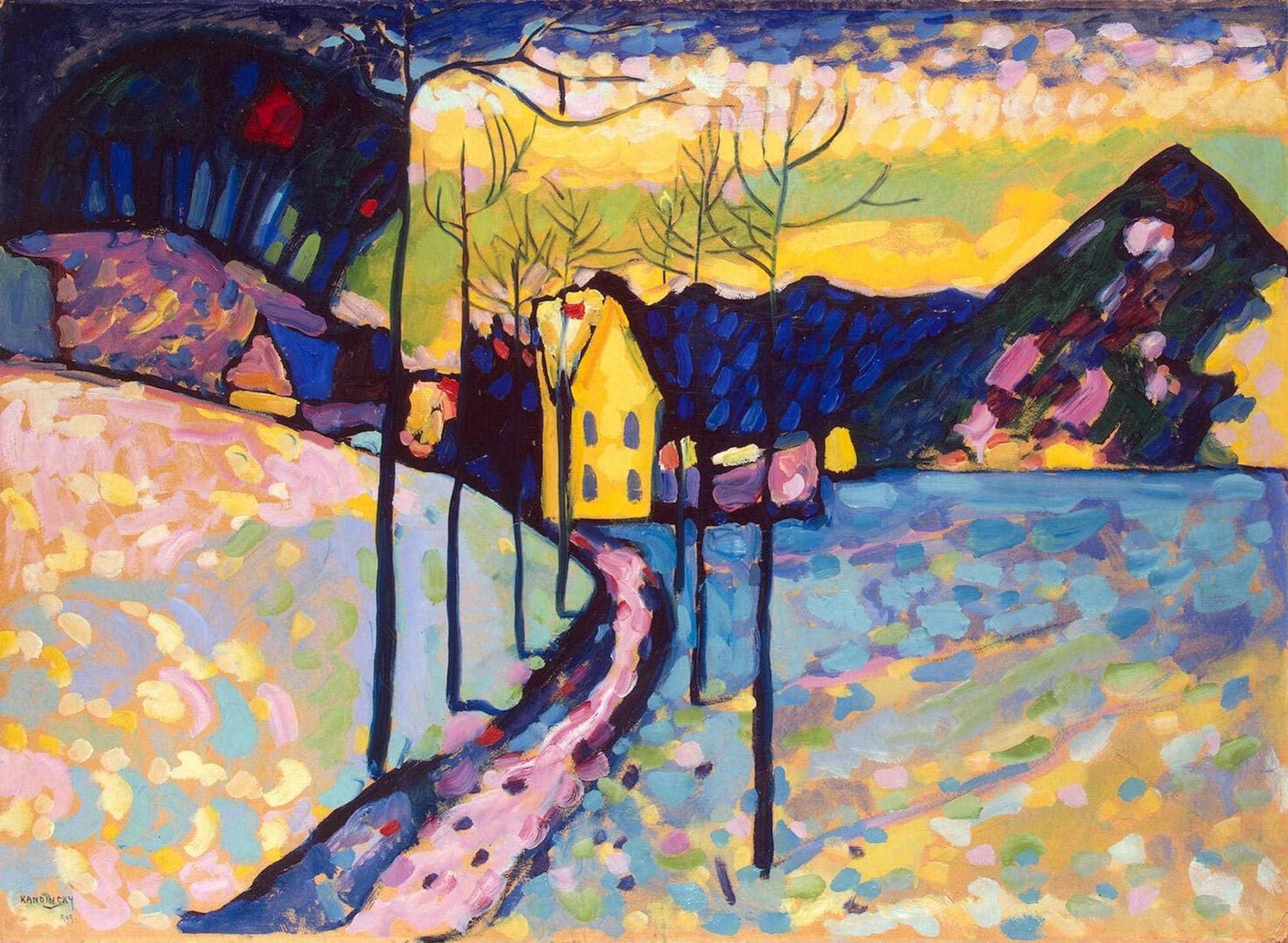 Wassily Kandinsky — Winter Landscape, 1909