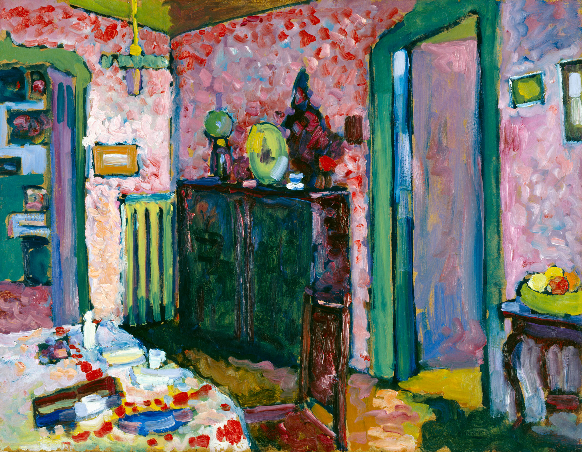 Wassily Kandinsky — Interior (My Dining Room), 1909