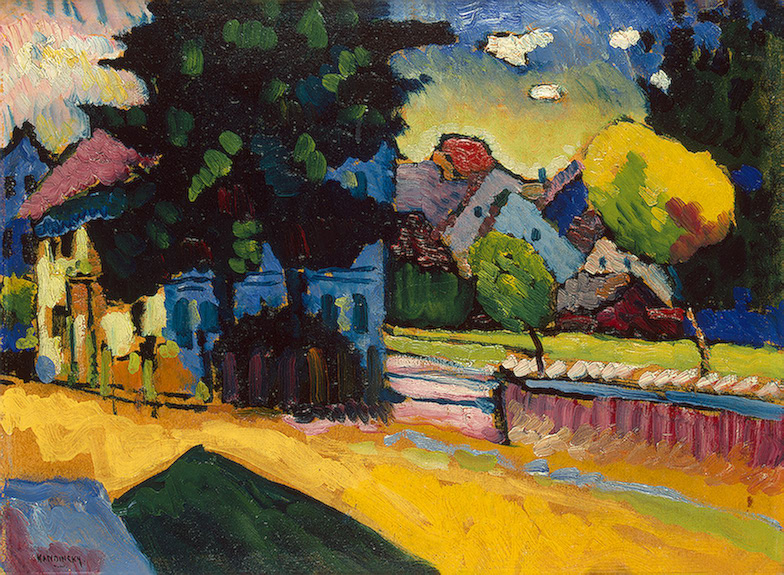 View of Murnau (1908)  by Wassily Kandinsky
