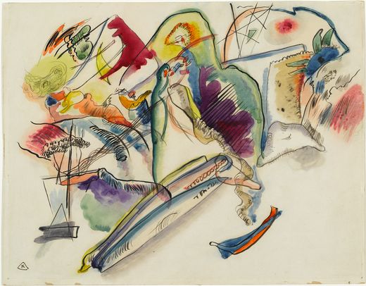 Wassily Kandinsky — Watercolor (Number 13), 1913