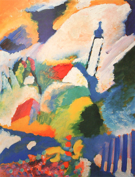 Wassily Kandinsky — Murnau with a Church, 1910