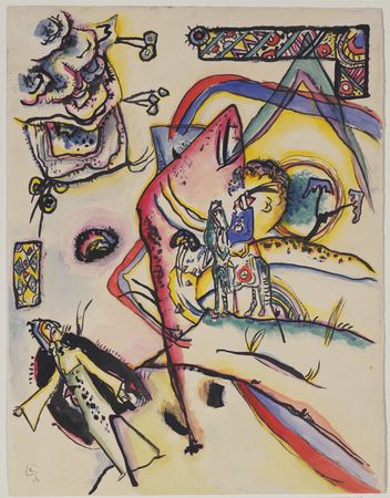 Wassily Kandinsky — Horseman, 1916