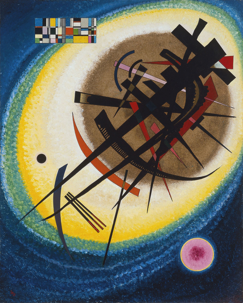 In the Bright Oval (1925)  by Wassily Kandinsky