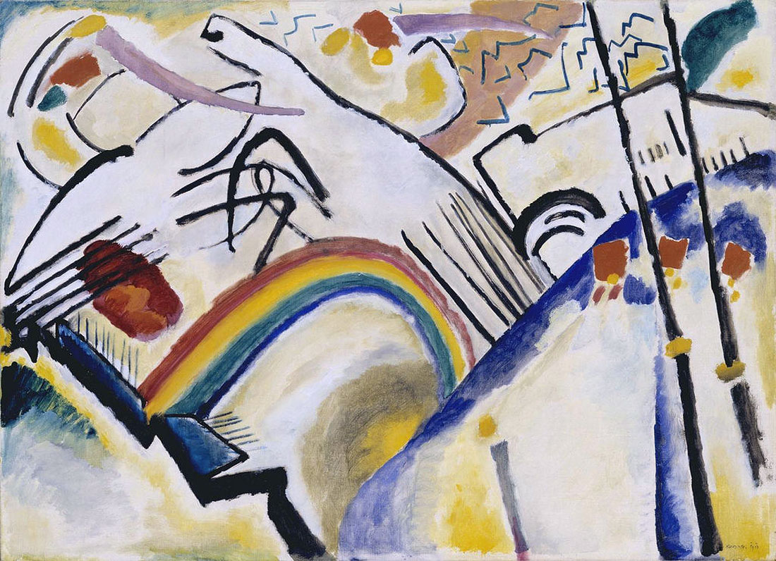 Wassily Kandinsky — Cossacks (Part of the Composition IV), 1910