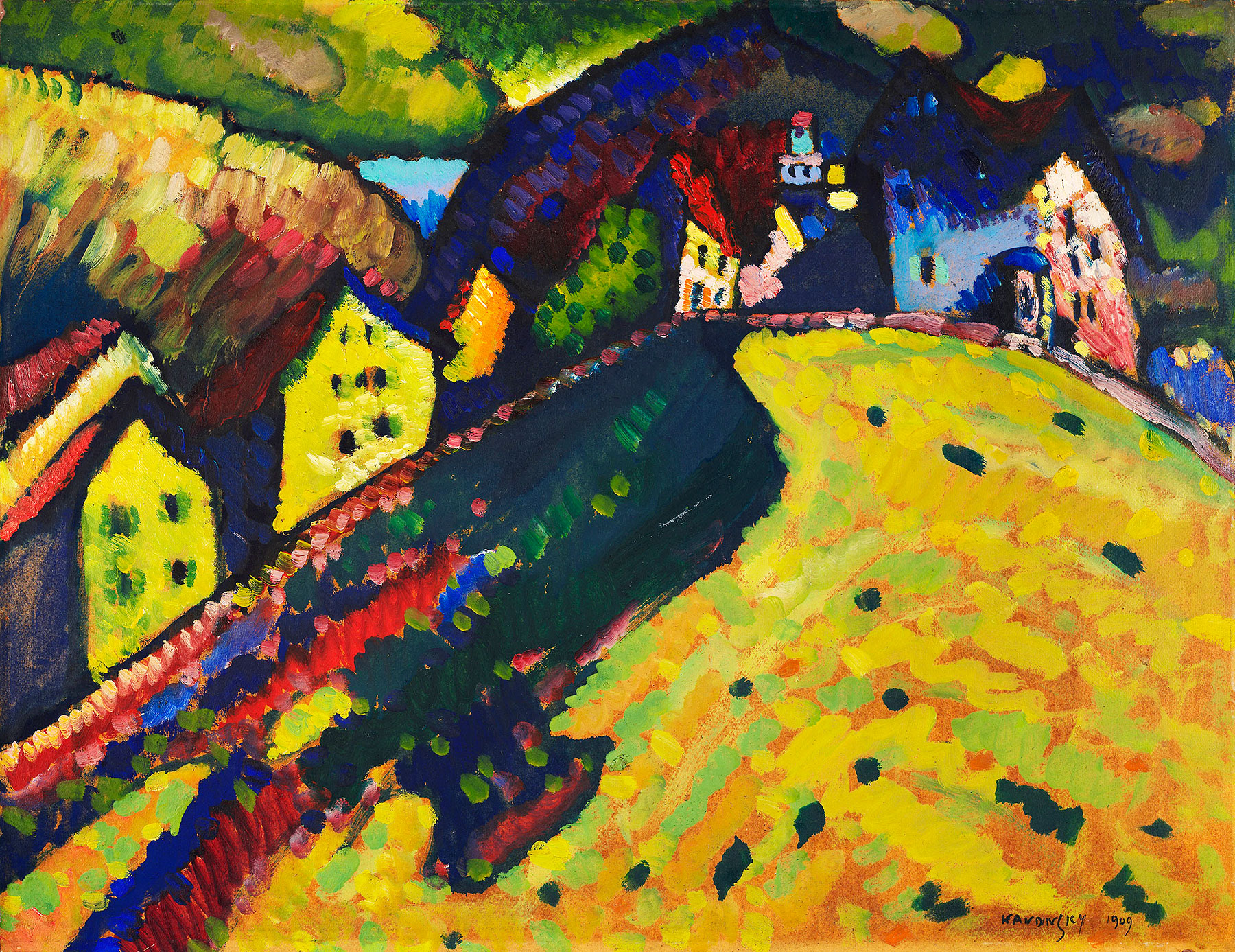 Wassily Kandinsky — Summer Landscape, 1909