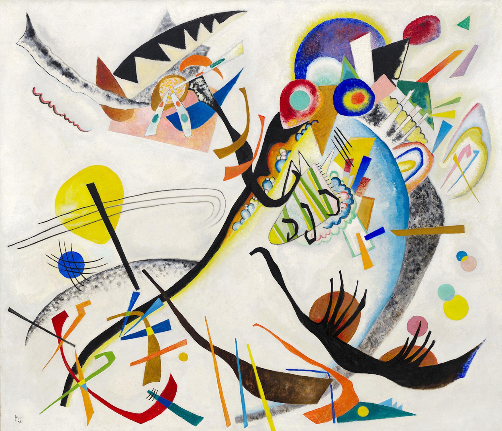 Wassily Kandinsky — Blue Segment, 1921