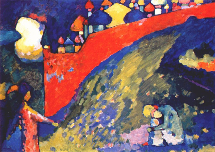 Wassily Kandinsky — Fate. Domes, 1909