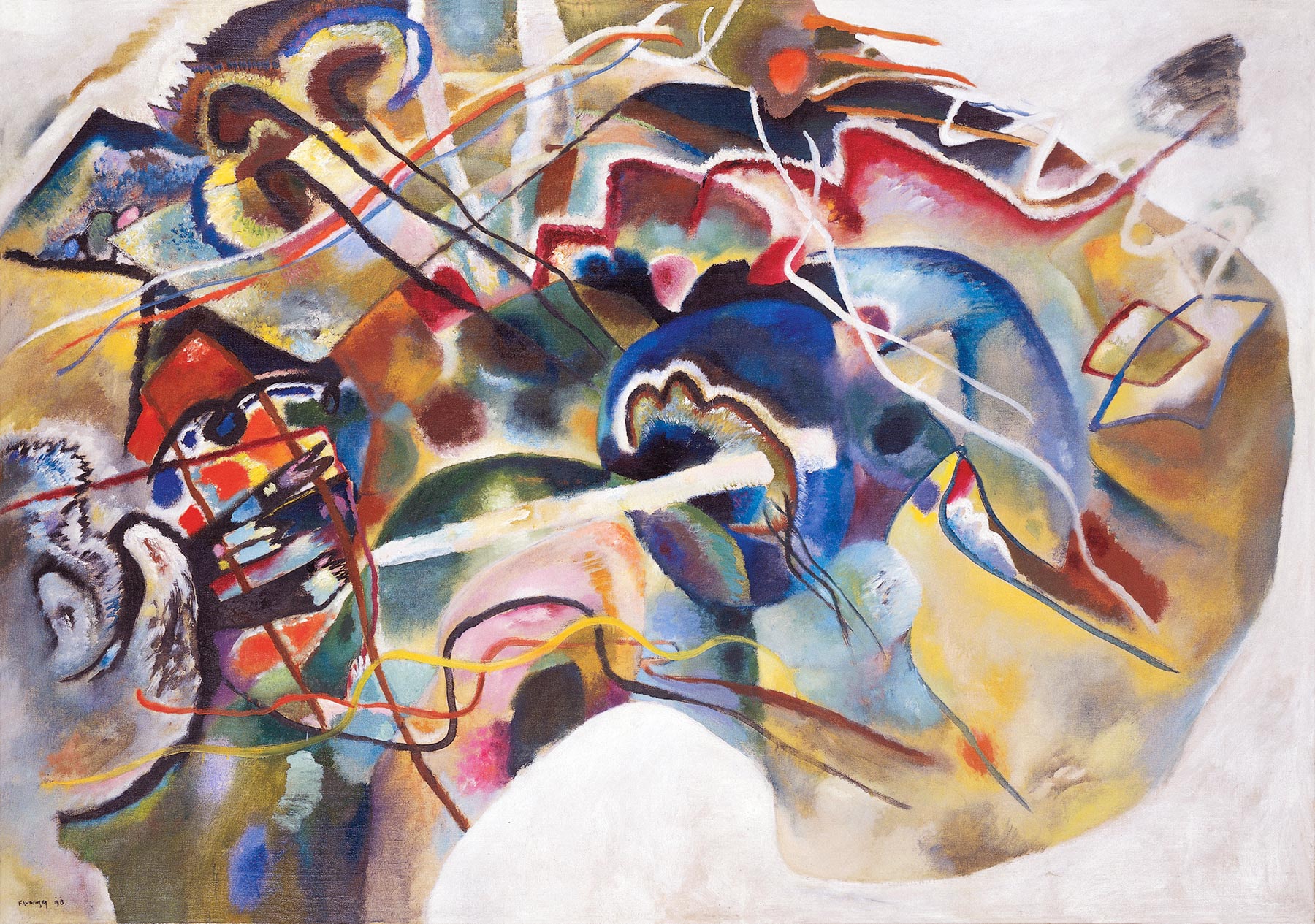 Wassily Kandinsky — Painting With White Border, 1913