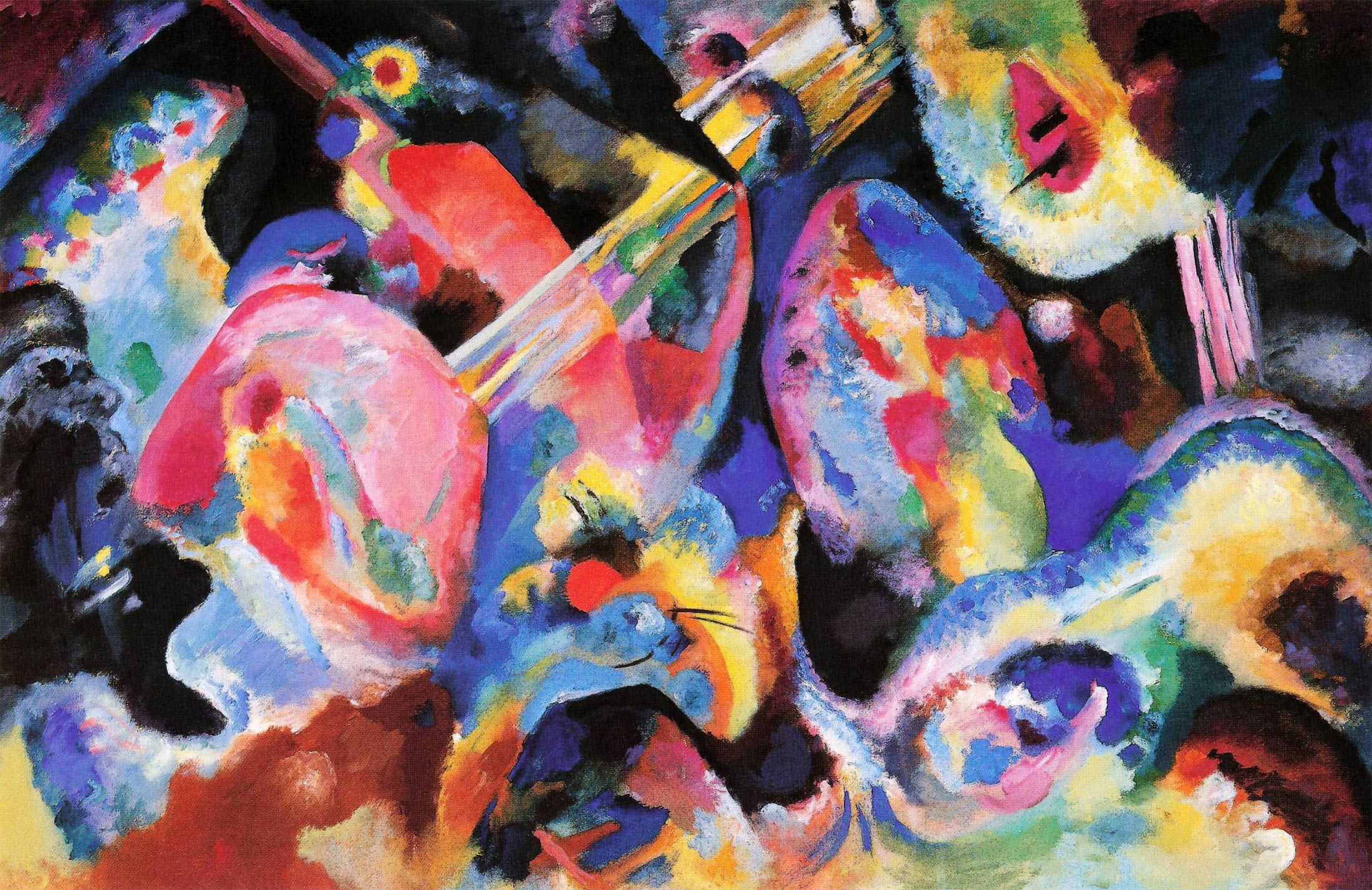 Wassily Kandinsky — Improvisation. Deluge, 1913