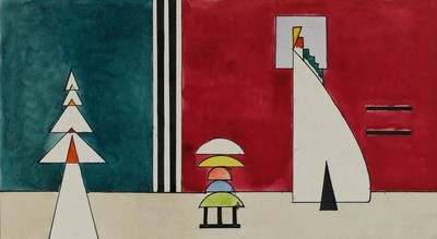 Wassily Kandinsky — Picture IV The Old Castle (Das alte Schloss), 1928