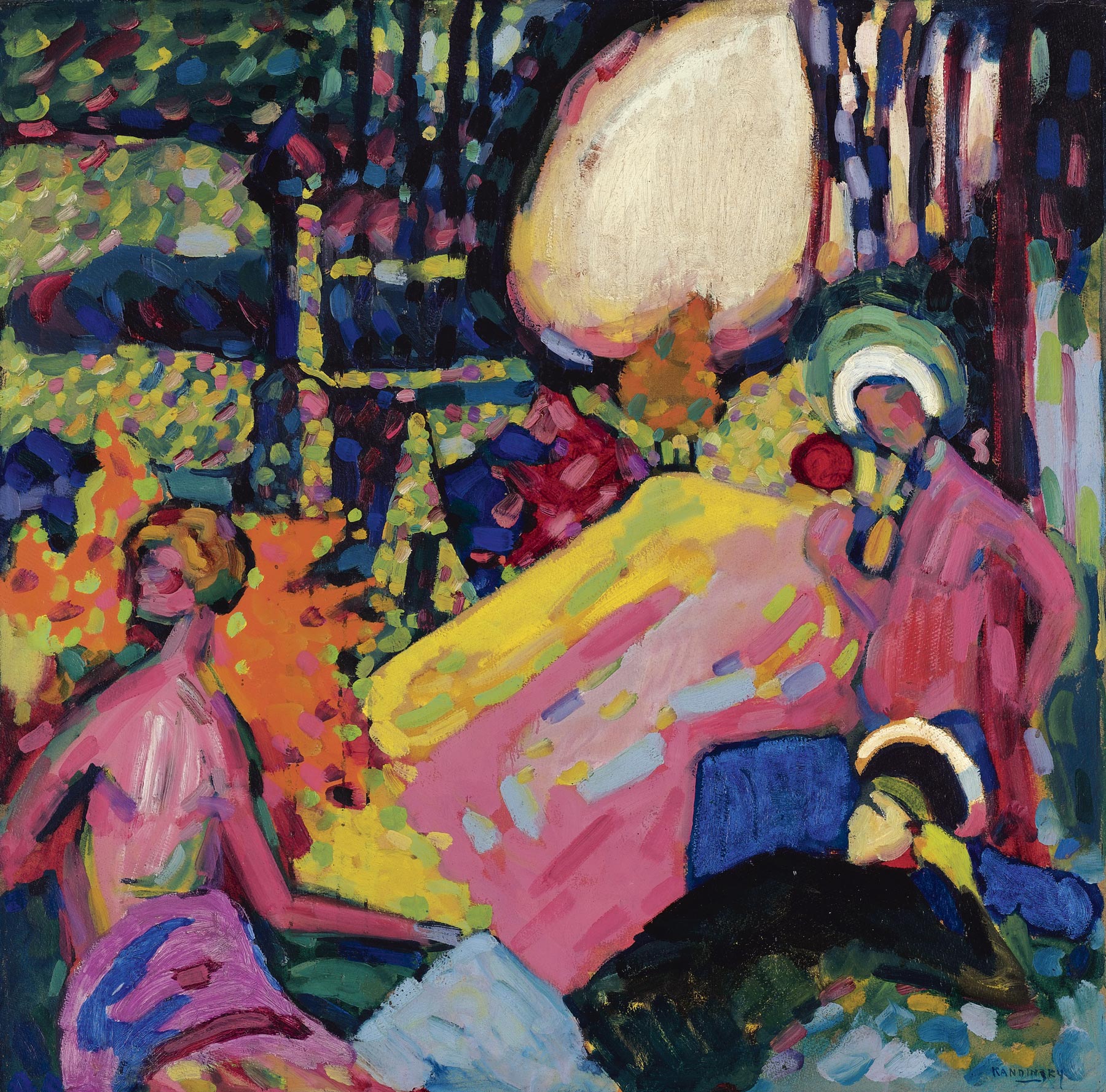 Wassily Kandinsky — White Sound, 1908