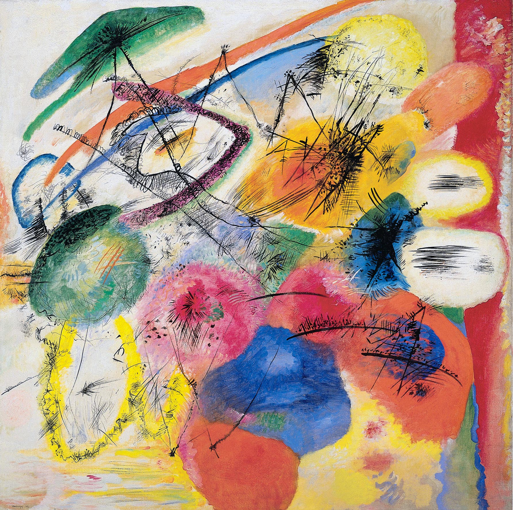Wassily Kandinsky — Black Lines I, 1913