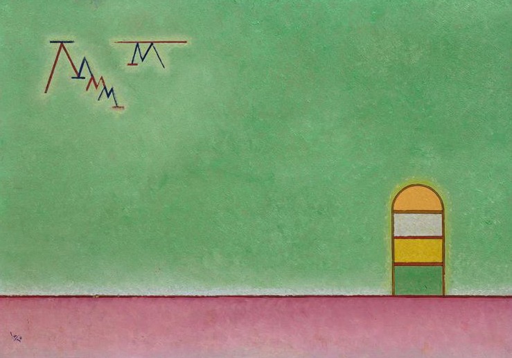 Green Emptyness (1930)  by Wassily Kandinsky