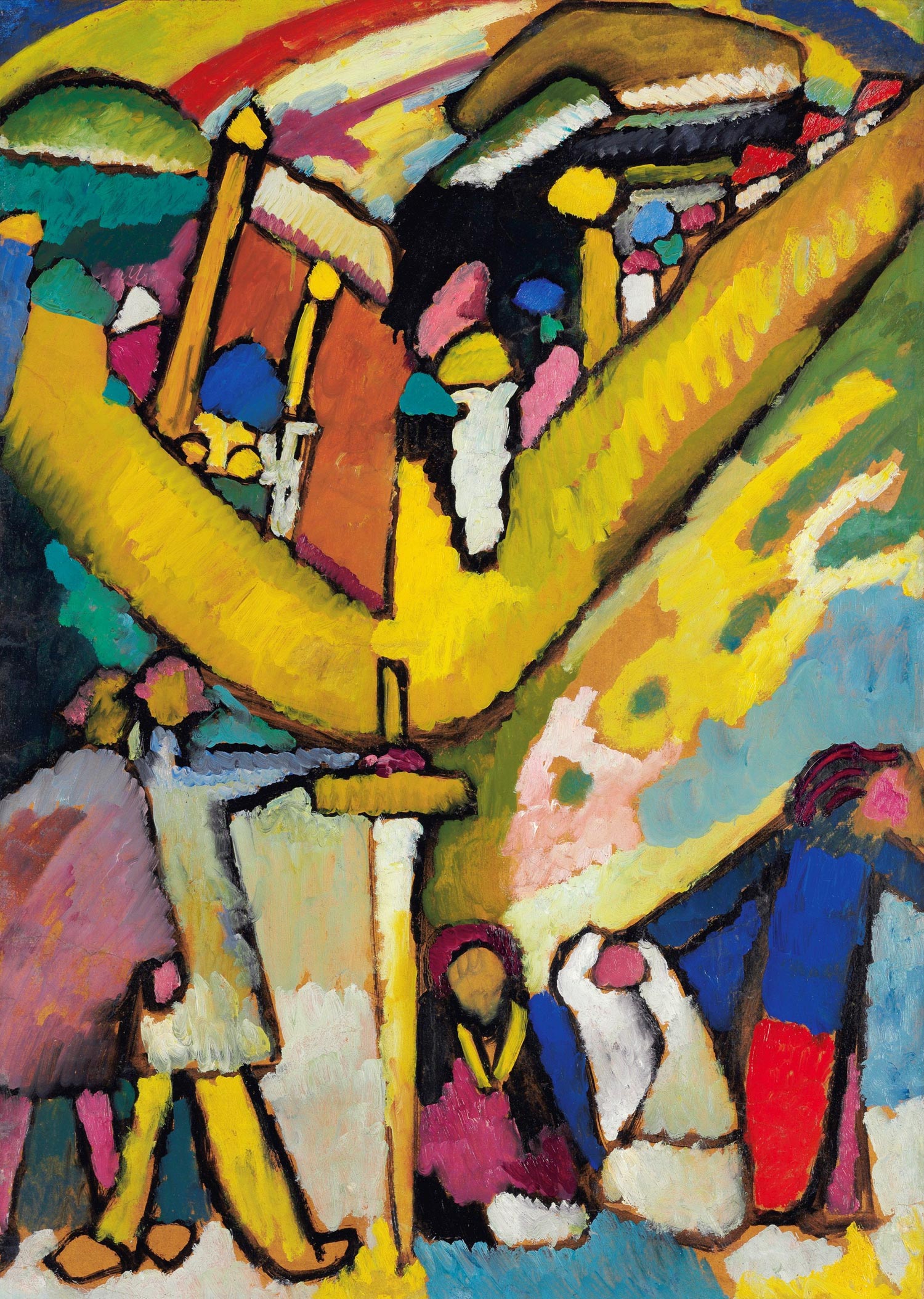 Wassily Kandinsky — Study for Improvisation 8, 1909