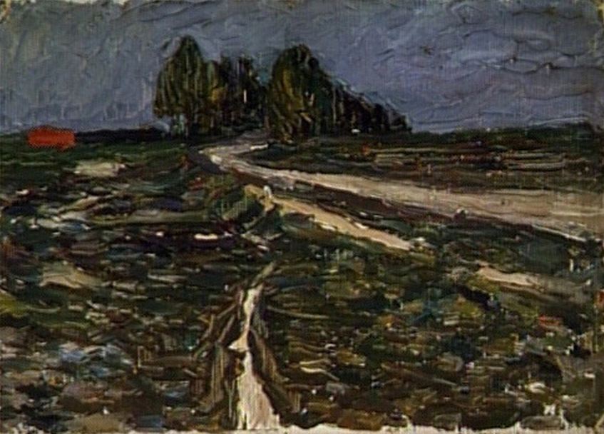 Wassily Kandinsky — Poplars, 1902