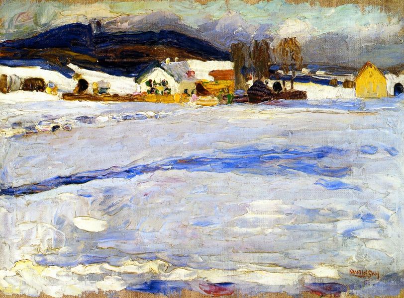 Wassily Kandinsky — Bei Starnberg - Winter, 1902