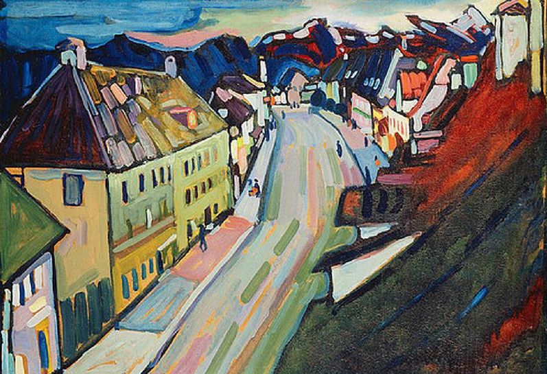 Wassily Kandinsky — Murnau - Obermarkt, 1908