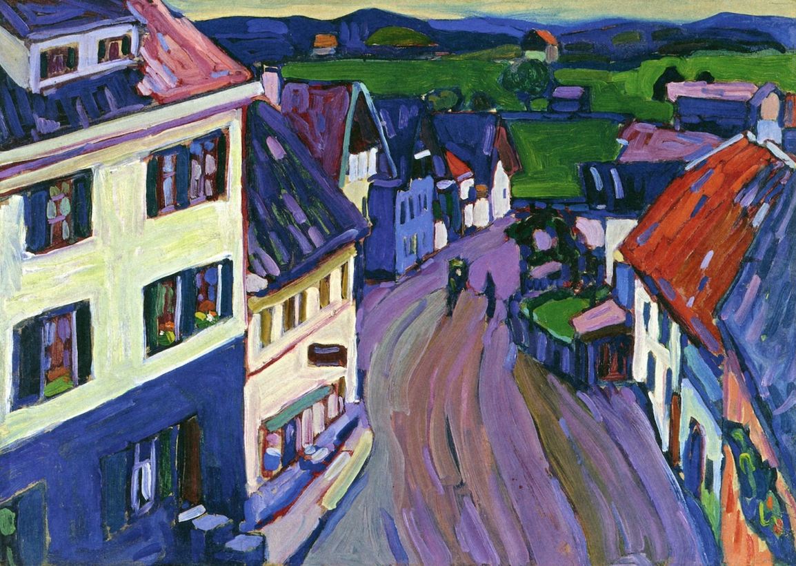 Wassily Kandinsky — View from the Window of the Griesbrau, 1908