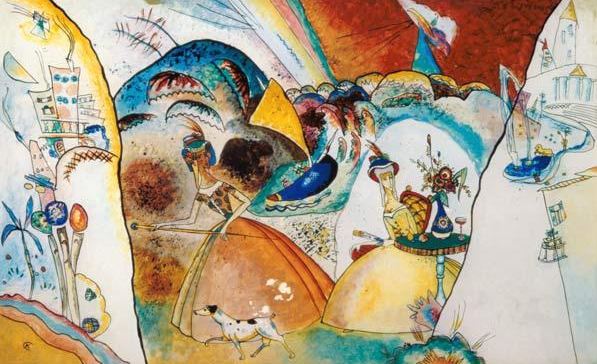 Wassily Kandinsky — Crinoline Lady, 1918