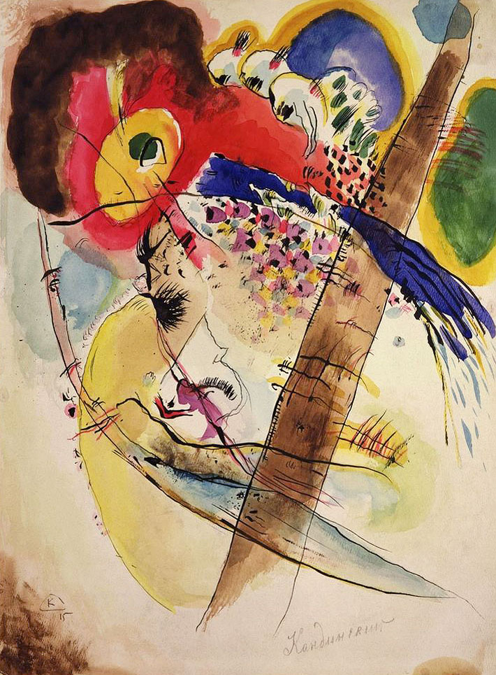 Wassily Kandinsky — Exotic Birds, 1915