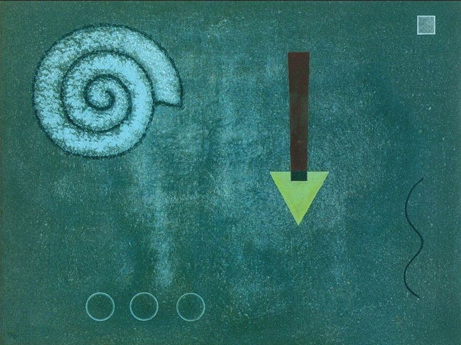 Green Tip (1931)  by Wassily Kandinsky
