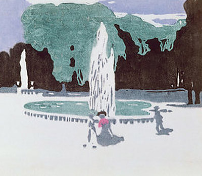 Wassily Kandinsky — In the park of Saint-Cloud, 1904