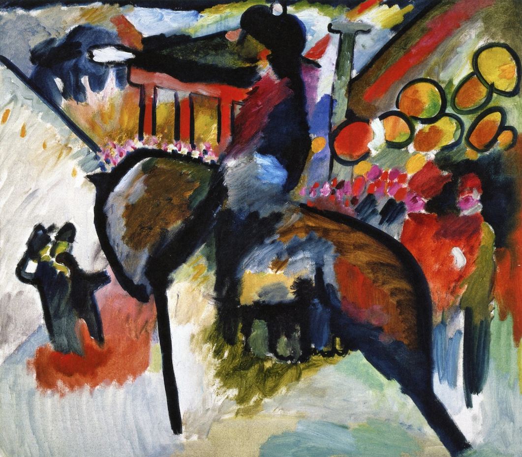 Wassily Kandinsky — Impression IV (Gendarme), 1911