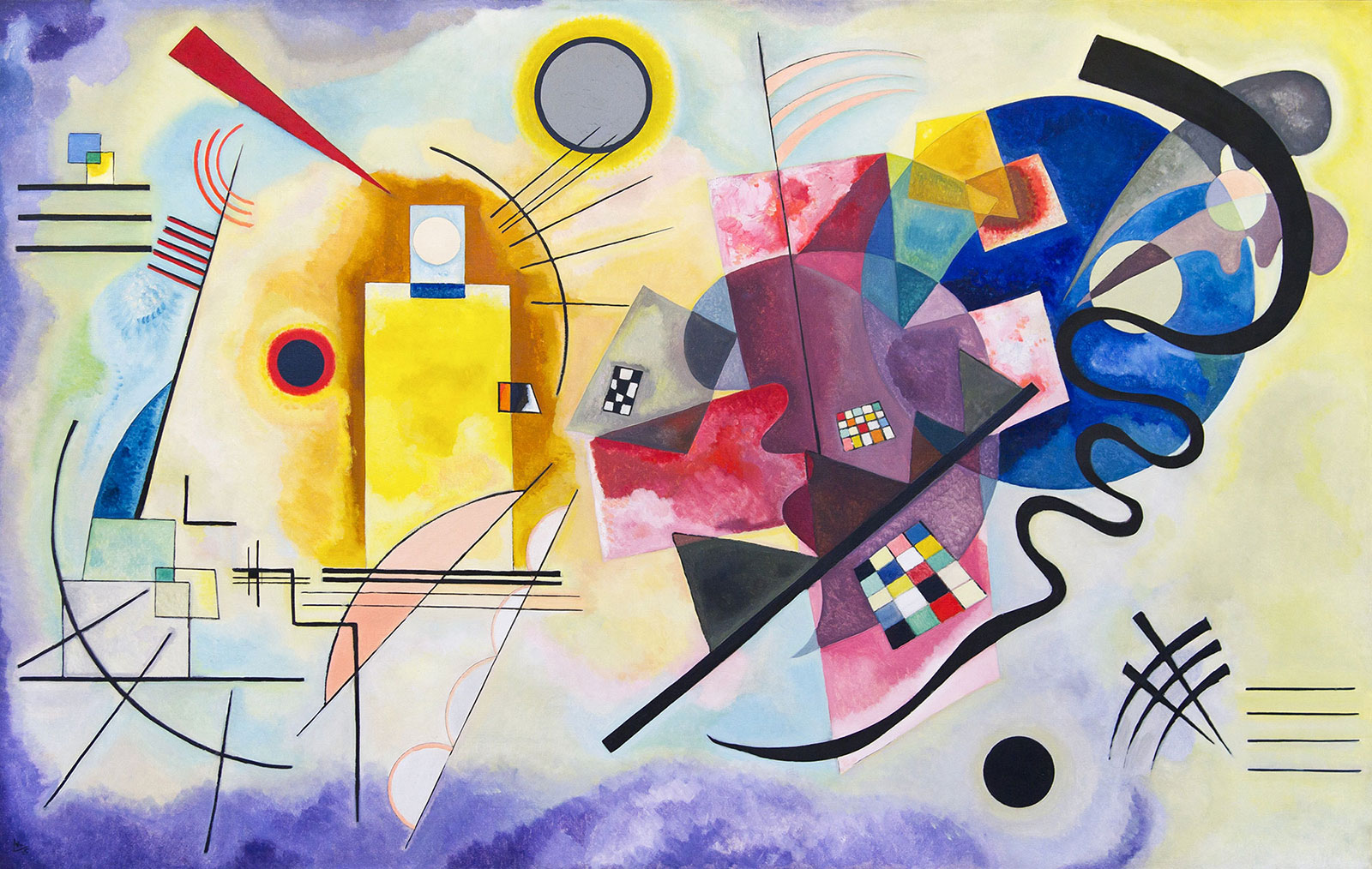 Wassily Kandinsky — Yellow-Red-Blue, 1925