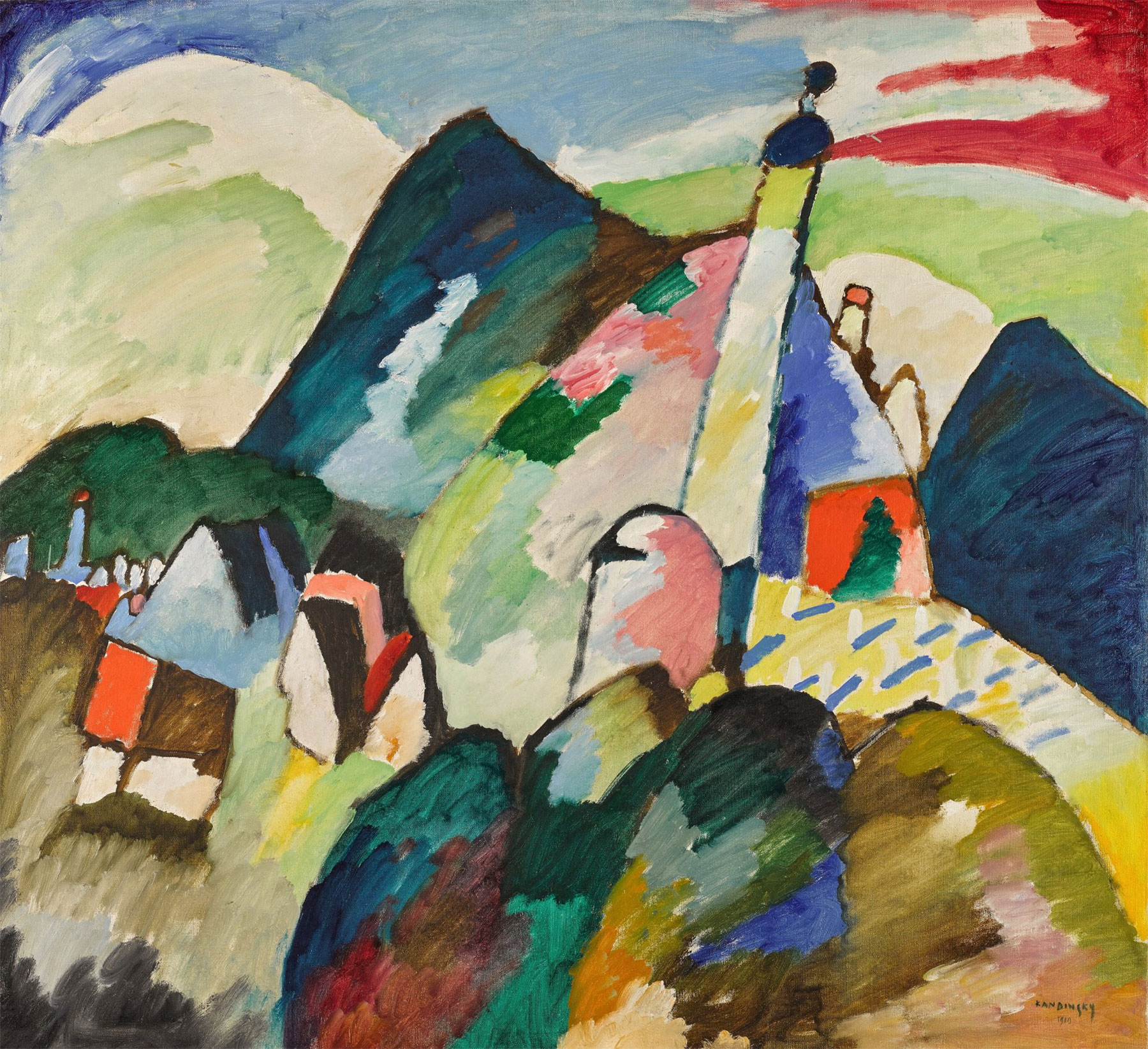 Wassily Kandinsky — Church in Murnau, 1910