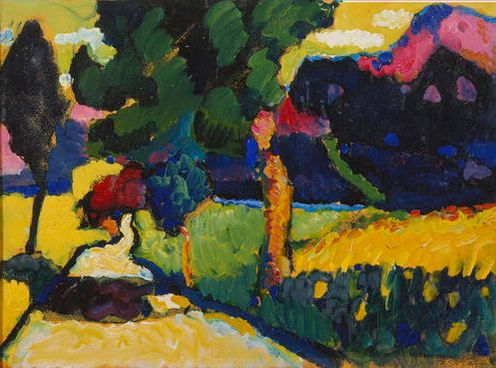 Wassily Kandinsky — Murnau - Summer Landscape, 1909