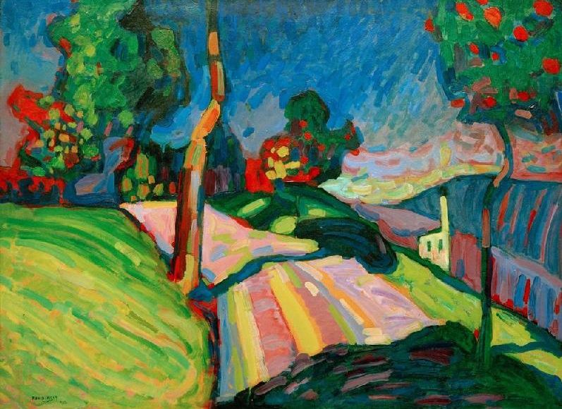 Wassily Kandinsky — Murnau, Kohlgruberstrasse, 1909