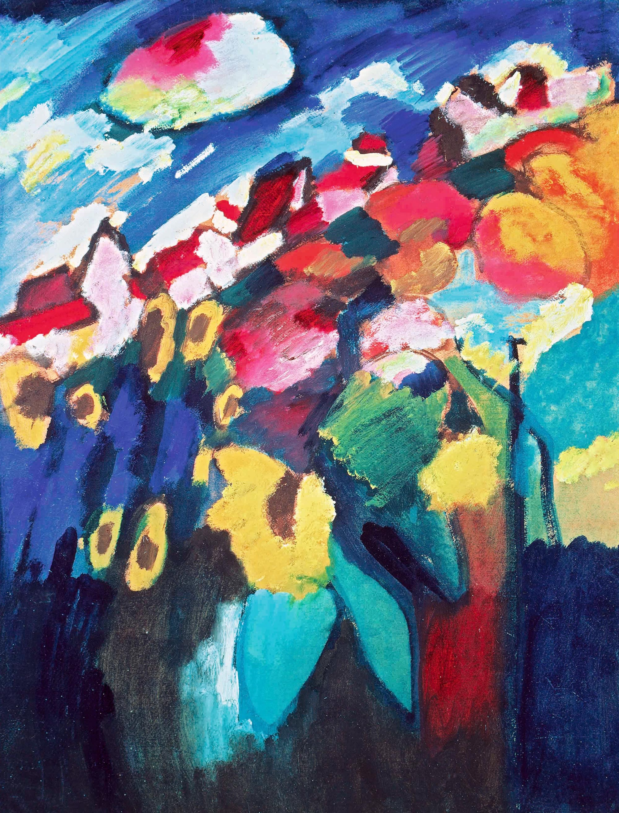 Wassily Kandinsky — Murnau The Garden II, 1910