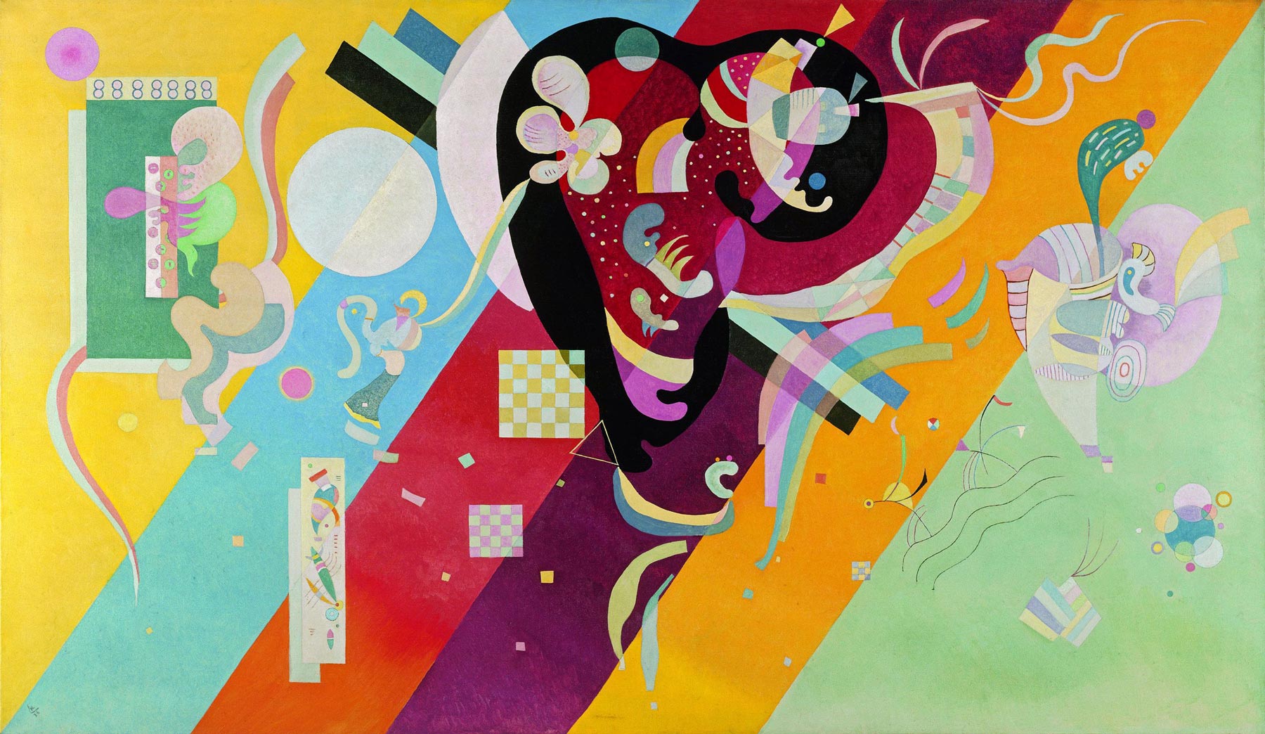 Composition IX (1936)  by Wassily Kandinsky