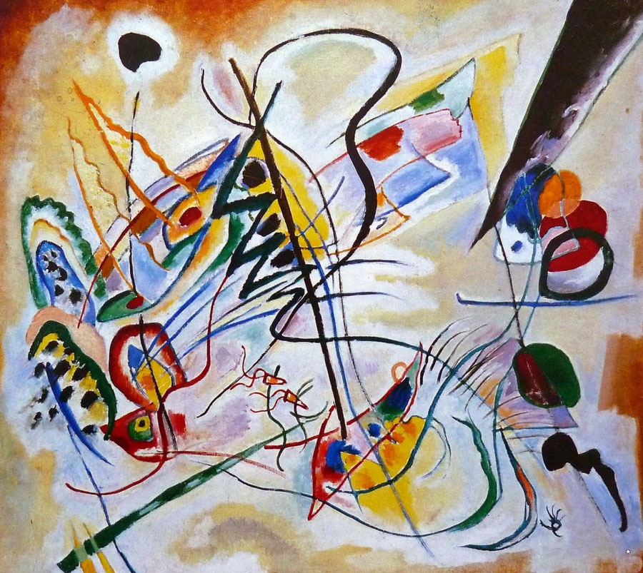 Wassily Kandinsky — Violet Wedge, 1919
