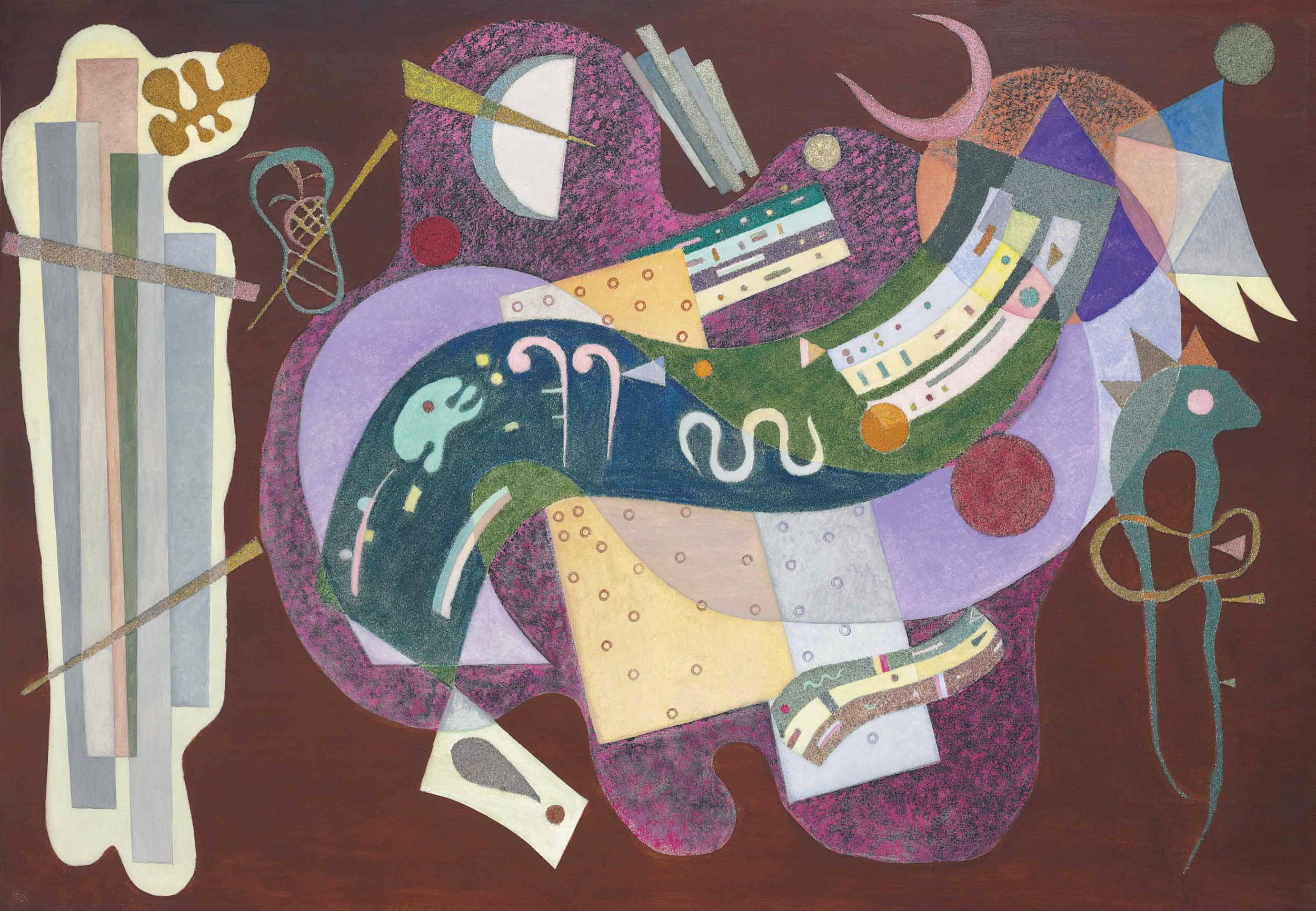 Wassily Kandinsky — Rigid and Curved, 1935