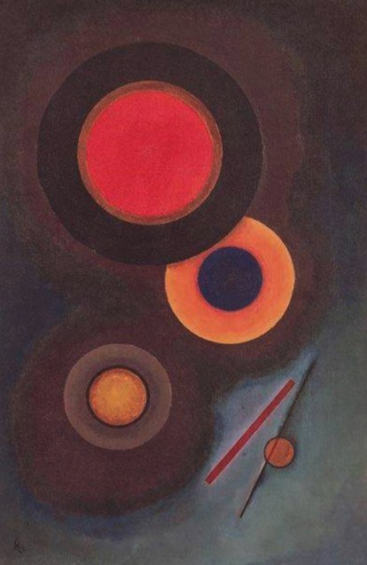 Composition with Circles and Lines (1926)  by Wassily Kandinsky