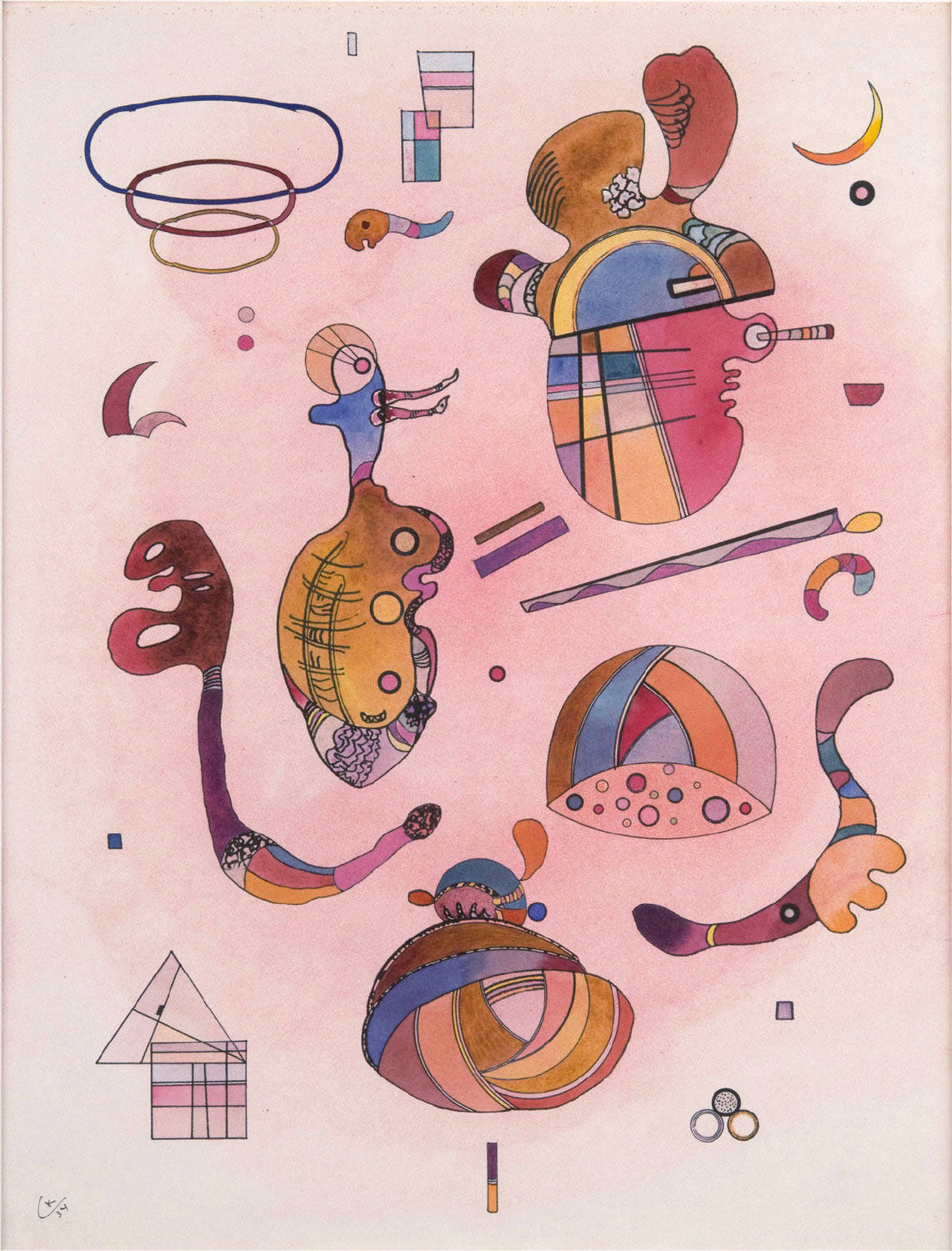 Wassily Kandinsky — Isolated Objects, 1934