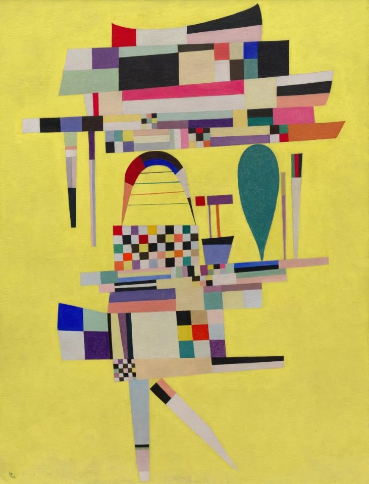 Wassily Kandinsky — Yellow Painting, 1938