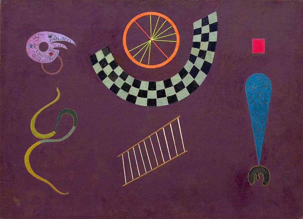 Wassily Kandinsky — Ribbon with Squares, 1944