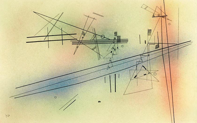 Wassily Kandinsky — Quietly, 1928