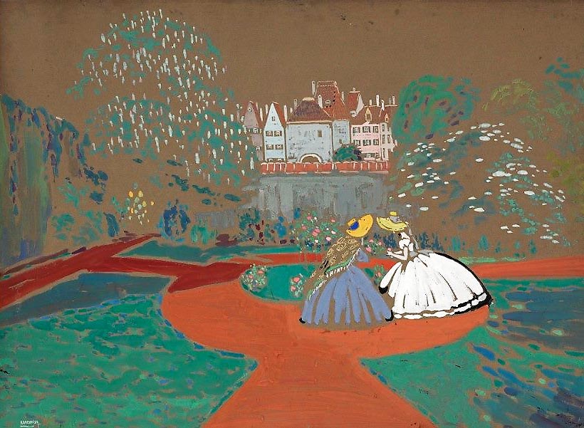 Wassily Kandinsky — Roses, 1905