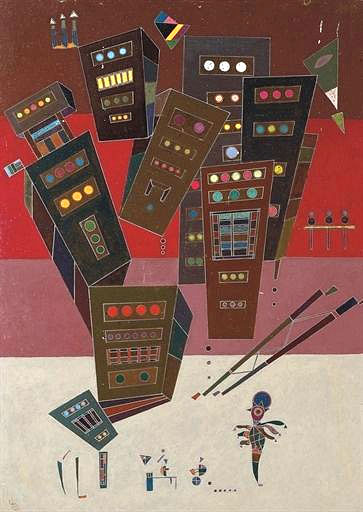 Darkness (1943)  by Wassily Kandinsky