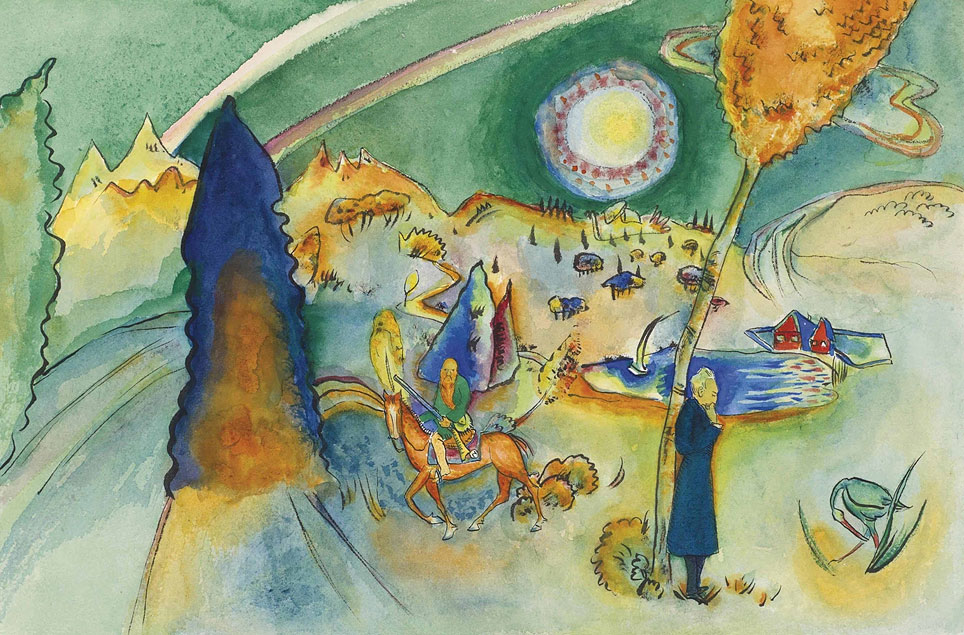 Wassily Kandinsky — Watercolor for Poul Bjerre, 1916
